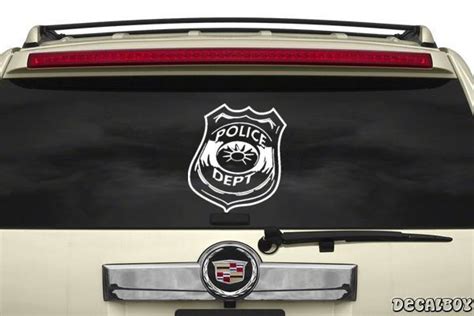 Police Badge Decals & Stickers | Decalboy