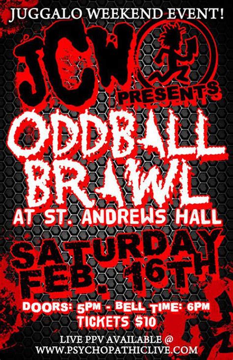 Insane Clown Posse Hosts Oddball Brawl At St Andrews Hall Wwe