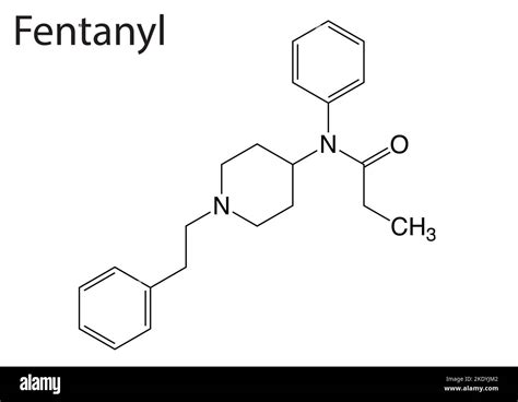 Una Estructura Qu Mica De Un Medicamento Contra El C Ncer Fentanyl