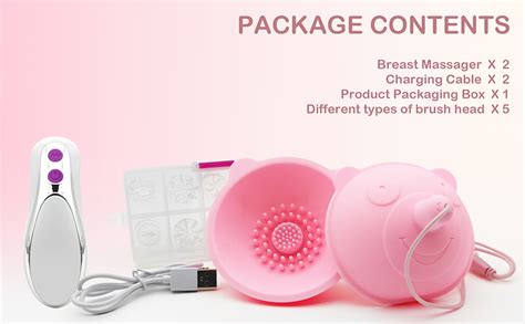 Amazon Womens Sex Toys Nipple Toy Vibrator Pairs Brush Heads Female Sex Toy Vibrating