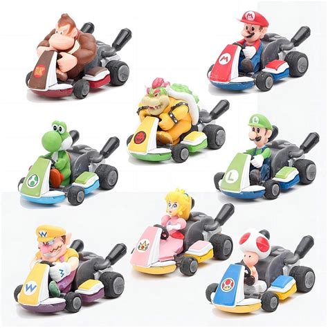 Veh Culos De Juguete Hot Mario Kart Paquete De Autos Multicolor No Hay Caja Amazon Mx