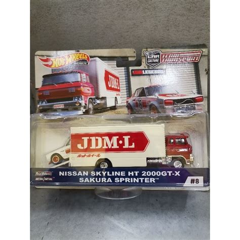 Hot Wheels Nissan Skyline Ht Gt X Sakura Printer Shopee Malaysia