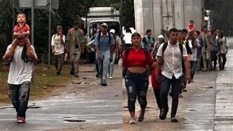 Primera Caravana Migrante De Parti Desde Honduras Hacia Estados