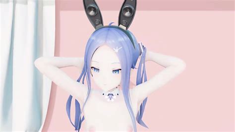 Type Lo Chan Hentai Mmd Dance Playboy Costume Blue Hair Color Edit Smixix