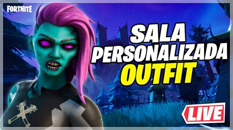 FORTNITE AO VIVO SALA PERSONALIZADA OUTFIT VALENDO SKINS PASSE DE