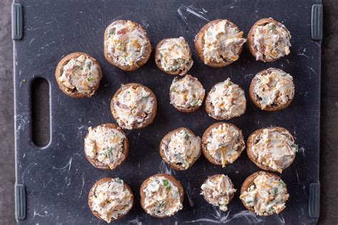 how long to cook stuffed mushrooms in the air fryer