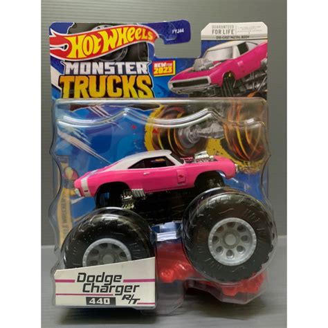 HOT WHEELS MONSTER TRUCK DODGE CHARGER PINK Shopee Malaysia