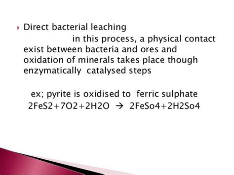 Bioleaching