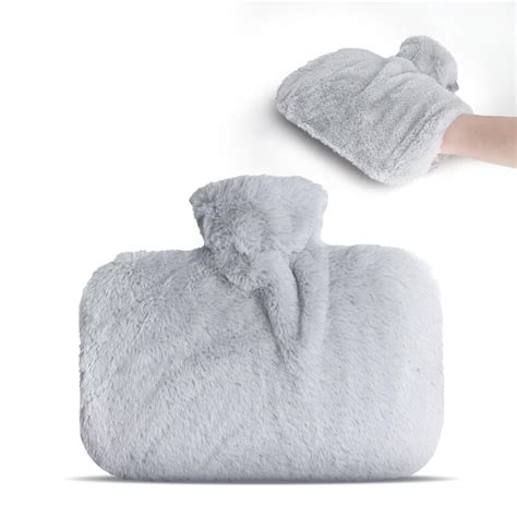 Comfheat Hot Water Bottle With Soft Cover Ml Rubber Hot Water Bag For Pain Relief