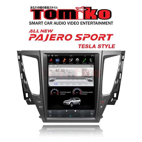 Jual Head Unit Android Tomiko Oem For Mitsubishi Pajero Sport Tesla