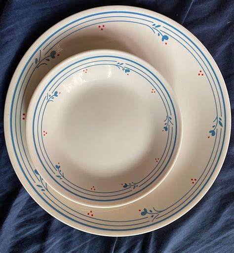 Vintage Country Violets By Corelle Discontinued 10 Inch Dinner And 7 Inch