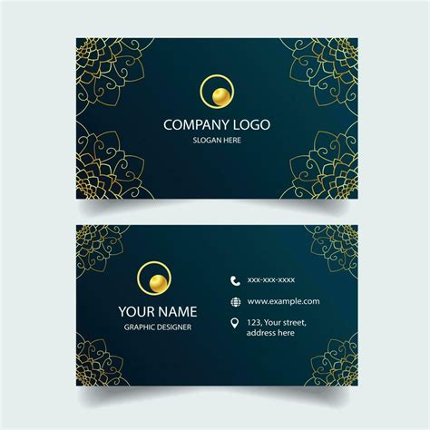 Luxury Business Card Template 23780353 Vector Art At Vecteezy