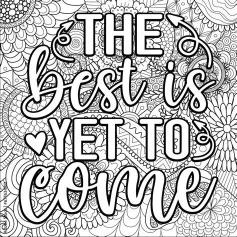 Motivational Quotes Coloring Pages Design Yourself Words Coloring Book