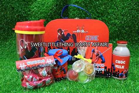 Spiderman Goodie Bag Sweet Little Thing Hampersouvenir And Party