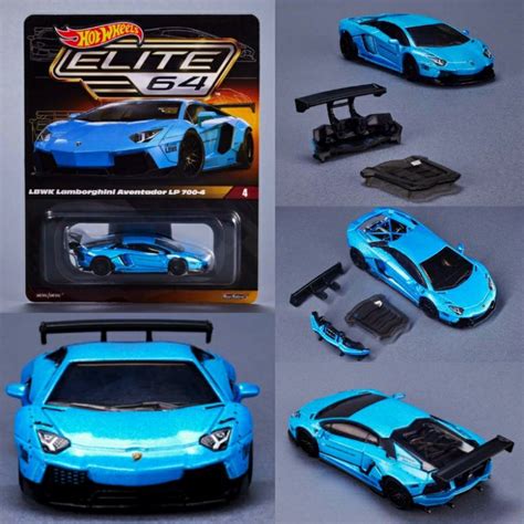 Hot Wheels Elite 64 LBWK Lamborghini Aventador LP 700 4 Shopee Malaysia