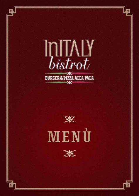 Men Completo E Carta Initaly Bistrot A Pistoia Thefork