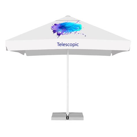 Telescopic Parasols For Advertising Square And Octagonal Litex Promo