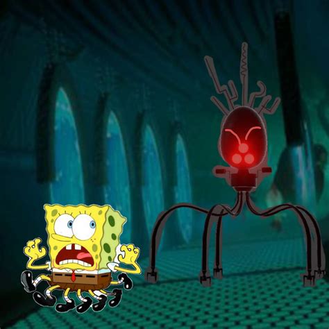 Spongebob scared by sgdyfdfeswwhjb on DeviantArt