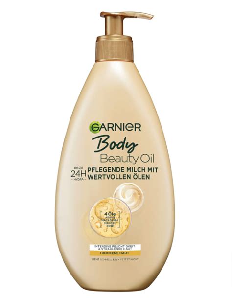 Garnier nährende Öl Milch/Körper Öl mit 4 wertvollen Ölen, 1er Pack ...