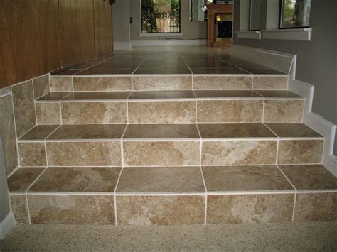 Облицовка ступеней плиткой - 35 фото