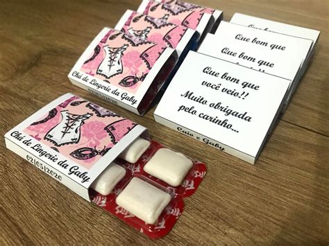 Lembrancinha Chá de Lingerie Elo Produtos Especiais