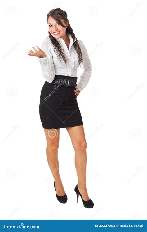 Cheerful Business Woman Stock Image Image Of Occupation 32337253