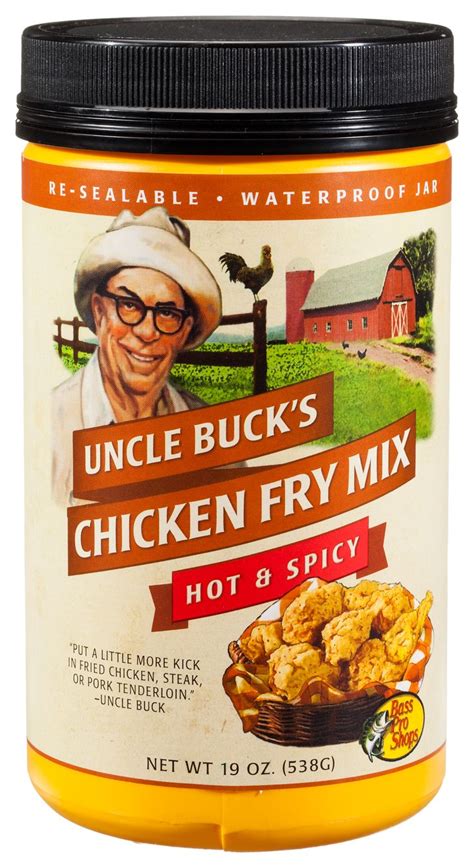 Uncle Buck S Chicken Fry Mix Hot Spicy Blend Fried Chicken Good Fried Chicken Hot Spicy