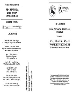 Fillable Online Ltrc Lsu Rs Creating A Ltrc Lsu Fax Email Print