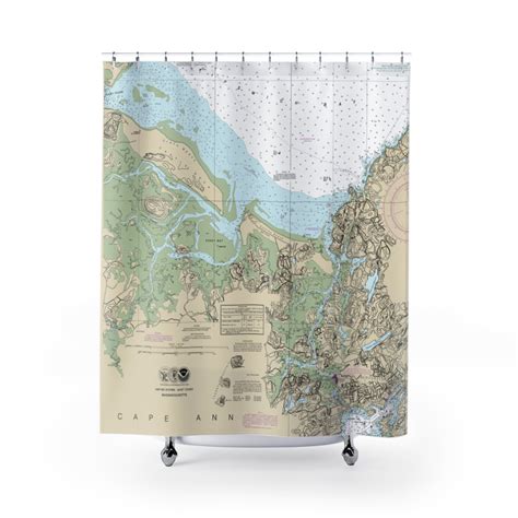 Niagara Falls Buffalo Ny Nautical Chart Shower Curtain Made To Order