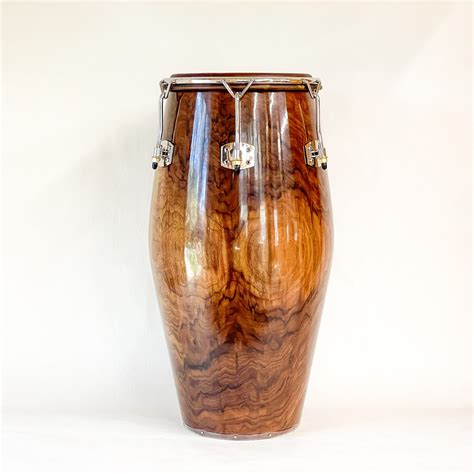 spalted poplar solid shell  conga set manito percussion
