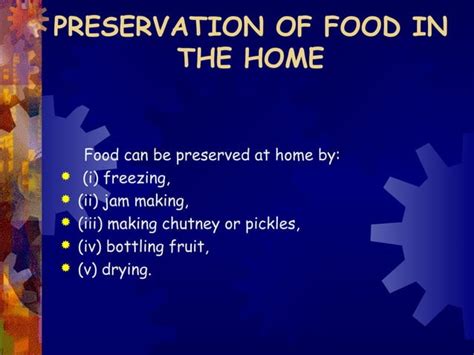 Food preservation freezing | PPT