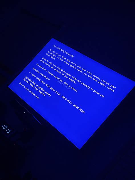 A Funny fake blue screen of death on Adult Swim tonight. Legit had me ...