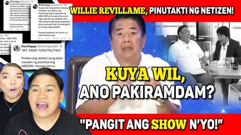 Kuya Wil Na Karma Nga Ba Highblood Ang Mga Netizen Youtube