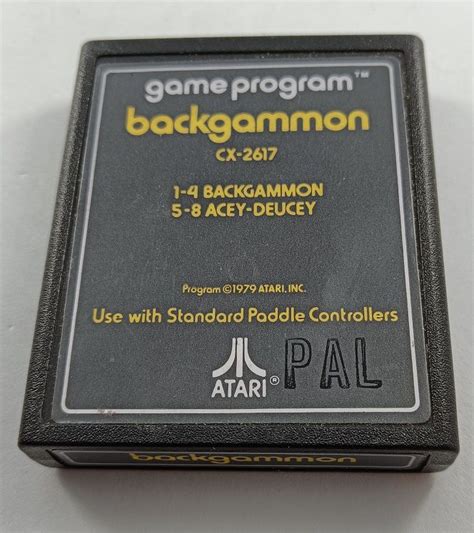 Buy Backgammon Atari Games At Consolemad