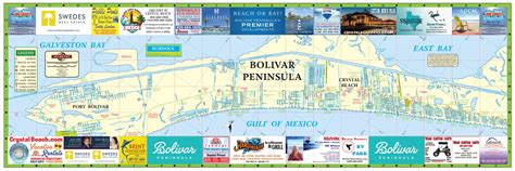 bolivar map bolivar peninsula chamber  commerce