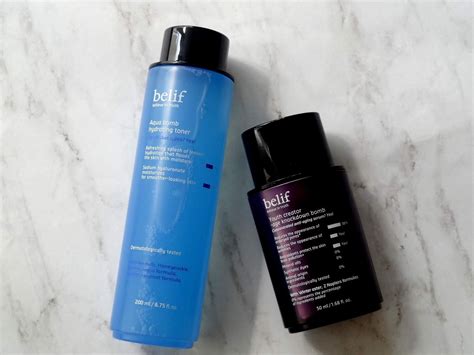 Makeup, Beauty and More: belif Aqua Bomb Hydrating Toner and Youth ...