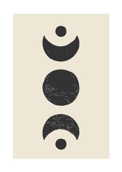 Moon Phases Print 1 Art Print Studioandme