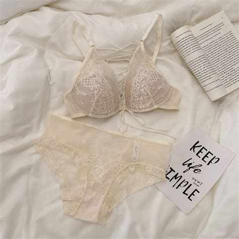 Ballet Style Strap Push Up Lace Sexy Lingerie Sexy Hot Girl French Style Big Chest Small Hollow