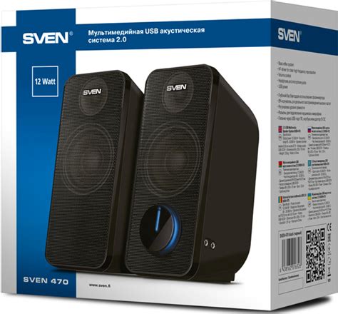 Колонка для компьютера или ноутбука Sven 470 (черный) - купить с ...