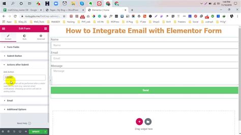 How To Integrate Email With Elementor Form YouTube