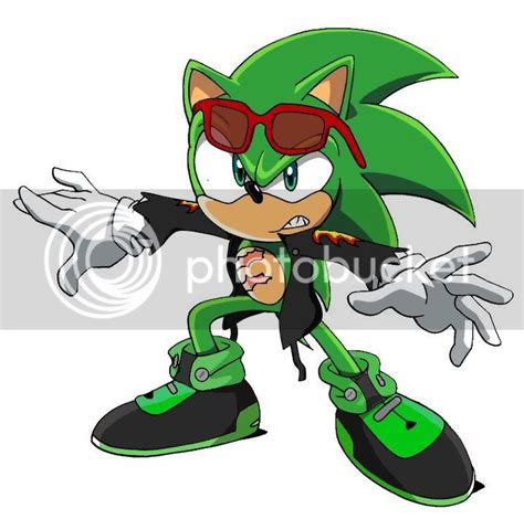 The Green Sonic From The Comics Photo By Sonicsonlygirl Photobucket