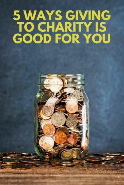 5 Ways Giving To Charity Is Good For You