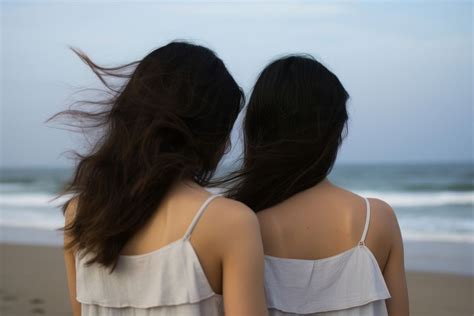 Taiwanese Lesbian Couple Happy Portrait Premium Photo Rawpixel