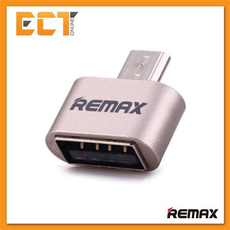 Genuine Remax Otg Micro Usb To Usb Adapter Ra Otg For Android Gold