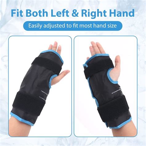NEWGO Hand Ice Pack Wrist Wrap Hot Cold Therapy For Carpal Tunnel Relief Wrist Injuries