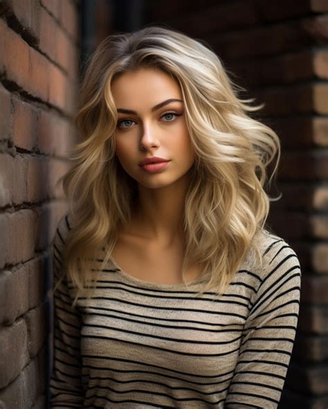 Premium Photo Beautiful Blonde Girl