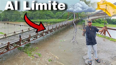 Nadie te a MOSTRADO PUENTE DEL RÍO LEMPA APUNTÓ DE LLENARSE Y PASAR SU