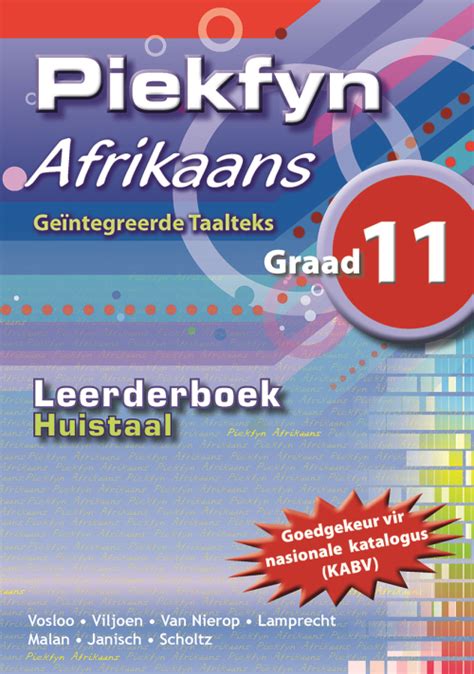 Nb Publishers Piekfyn Afrikaans Graad Huistaal Leerderboek