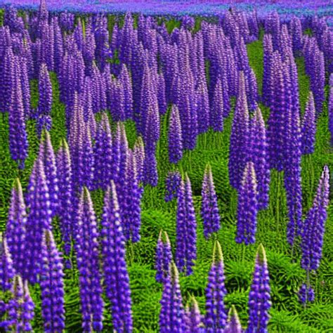 Lupin Flowers · Creative Fabrica