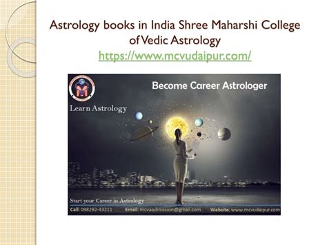 Ppt Astrology Books In India Shree Maharshi College Of Vedic